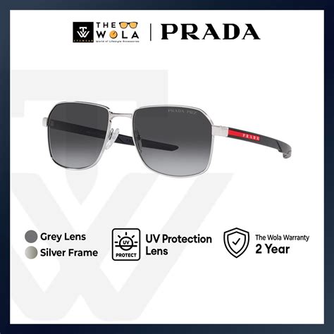 Prada PS 54WS Rectangle Sunglasses 